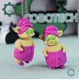 Cobotech-Spa Piggy Articulated Keychain_01.jpg Cobotech Spa Piggy Articulated Keychain - Cute Backpack Keychain