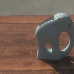elefante05.jpg Archivo STL elefante maceta de jardin, escultura y llavero!・Plan de impresión en 3D para descargar, andres-oqjt