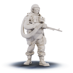 untitled00.png STL file Russian modern machine gunner・3D print design to download