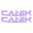 Logo Canik.stl CANIK TP9 Display-Ständer (Update Neue Basis)