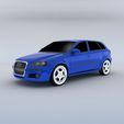 Preview3.jpg Audi A3 Sportback 2004 3D Model