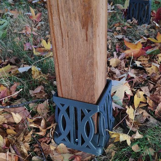 STL file Garden table base 90x90mm・3D printer design to download・Cults