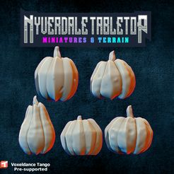 Pumpkins.jpg 3D file Pumpkins Pumkin Basing Bits・3D printer design to download