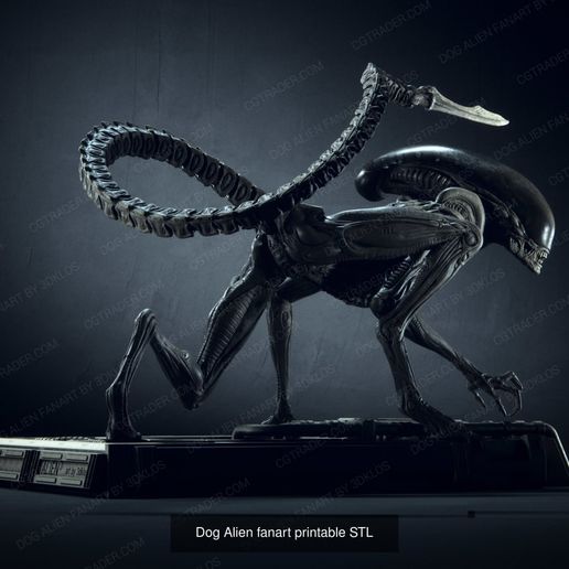 STL file Alien Crawling・3D printing template to download • Cults