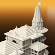 V11.png Divine Ayodhya Ram Mandir & Ramji - 3D Printable STL Models