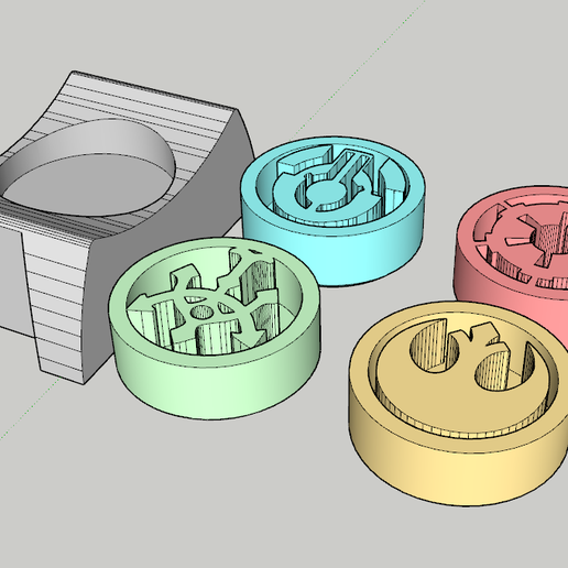 🎲 Outer-Rim Trays - Patrol Stand - Trackers・ STL File for 3D printing・Cults