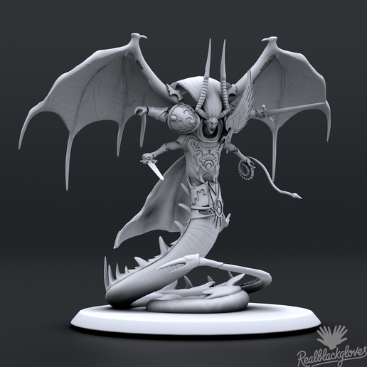Fulgrim Daemon Prince 3D model
