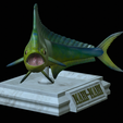 mahi-mahi-model-1-14.png fish mahi mahi / common dolphin trophy statue detailed texture for 3d printing
