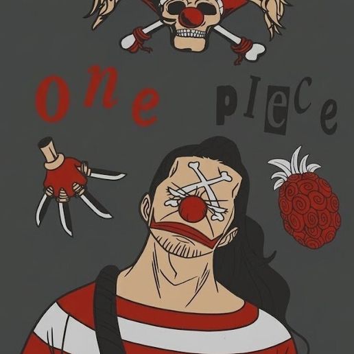 One Piece / Buggy Poster