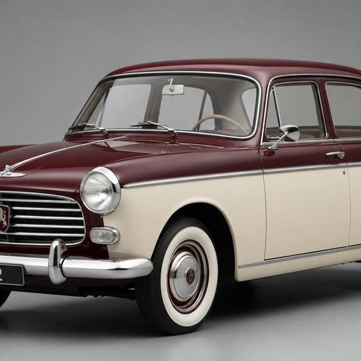 1962 Peugeot 403 Sedan 3D model