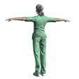 7.jpg Nurse woman-Rigged 3d game character 3D model