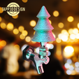 TriangleTreeTap.png Beer Tap Handle - Triangle Texture Christmas Tree
