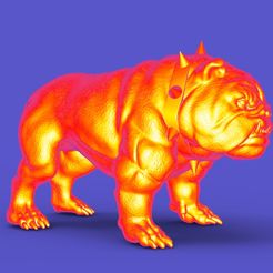 untitled.510.jpg STL file American bully pitbull・3D print model to download