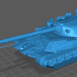 Objekt-705A-Polar-Bear-1.png 3D file Objekt 705A Polar Bear tank・3D printable model to download
