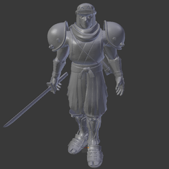 Captura-de-tela-2023-09-12-214830.png Archivo STL Hanzo - Samurai Shodown・Modelo imprimible en 3D para descargar