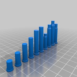 all_side_by_side.png Free STL file Rimfire Cartridges・3D print design to download