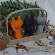 3-Cats-in-a-Basket-3D-printed-Crocheted-knitted-wool-effect-FDM-Printable-STL7.jpg Crocheted Three Cute Cats in a Basket - Multicolor Wool Knitted effect Amigurumi STL ready for FDM printer