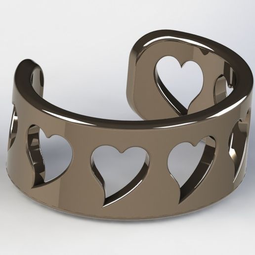 Heart Bracelet 3D model
