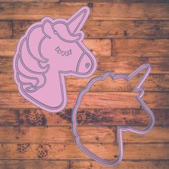 Diseño sin título.jpg unicorn cookie cutter / unicornio cortador de galleta