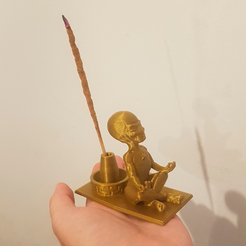 imagen1.png STL-Datei Alien macht Yoga saumerio Halter - Ohne Stützen・3D-druckbare Vorlage zum herunterladen