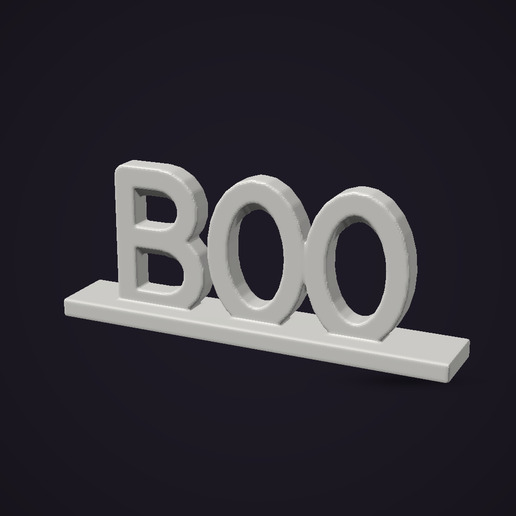 BOO Sign – Halloween Shelf Decor