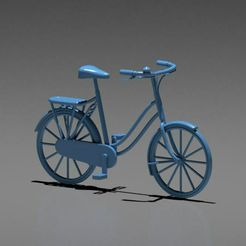 IMG_20230901_140203_637.jpg Free STL file Girl Bicycle・3D printing idea to download