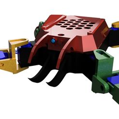Aragog_v34a.jpg Free 3D file Quadpod ESP32 robot・3D printable model to download, Hpsaturn