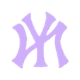 Dual Color NY Yankees LED sign-logo.stl New-york Yankees LED Sign Dual Color Merge