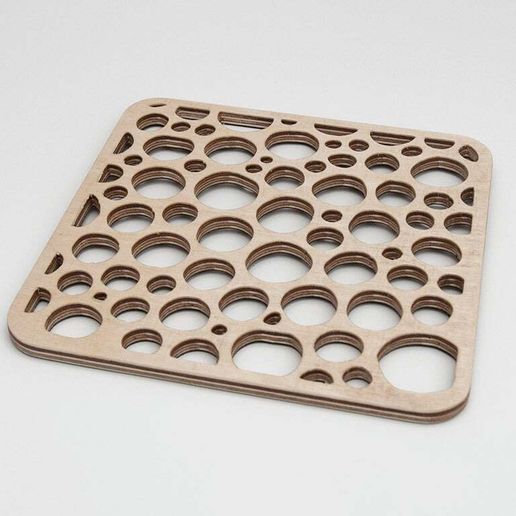 216728d587f724cc62316e77a6de5fbe_display_large.jpg Bubble Trivet cnc/laser