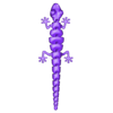 Lagarto_v5.2.stl Articulated Lizard v2