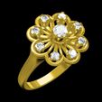 13.jpg Unique Round Diamond Cluster Engagement Ring