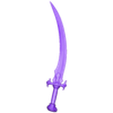 ScimitarSword.stl Scimitar Sword