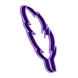 pluma.stl feather cookie