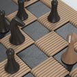 Minimal-chess-set-pieces-scacchi-pezzi-2.jpg Minimal Chess Pieces - Full Set