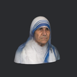 model-5.png Mother Teresa-bust/head/face ready for 3d printing