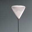 flattritablelone.jpg Triangle lampshade for table lamp or ceiling