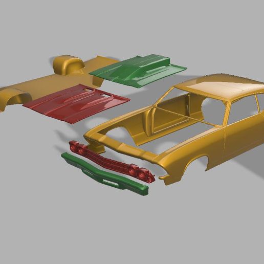 1/12 scale , 1969 chevy chevelle 3D model