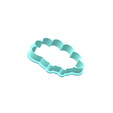 4.png Turkey Cookie Cutter | With personalized Text Box Option | STL File