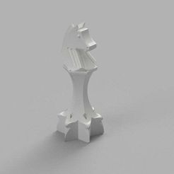 STL file Cortador de biscoito Xadrez 👽・3D printing idea to download・Cults