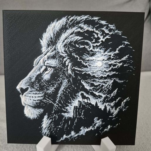 Hueforge lion sans AMS