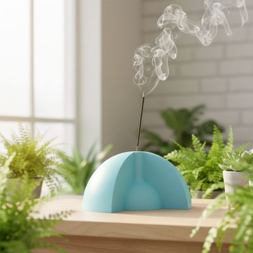 Minimalist Incense Burner - 3D Printed Home Gift - Modern Incense Stick Holder