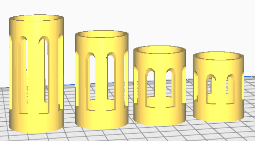 Spacers.png Modularized terrace system for biOrb fish tank
