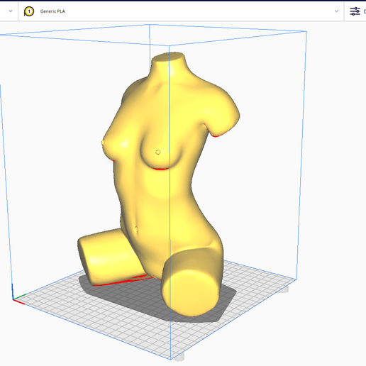👧 Fit Natural Girl Ride Up Torso・ STL File for 3D printing・Cults