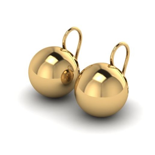 Earrings Sphere 3D model