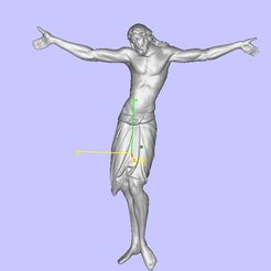 72.jpg STL file JESU CHRIST Pendant・3D printable model to download