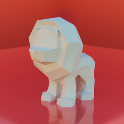 Low-Poly-Lion.png Low Poly Lion