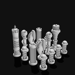 IMG_2994.png Archivo STL Juego de ajedrez pequeño (tamaño máximo del tablero)・Objeto imprimible en 3D para descargar