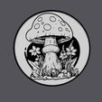 mushroom-litho-1.jpg LITHOPANE LIGHT BOX - MUSHROOMS 1