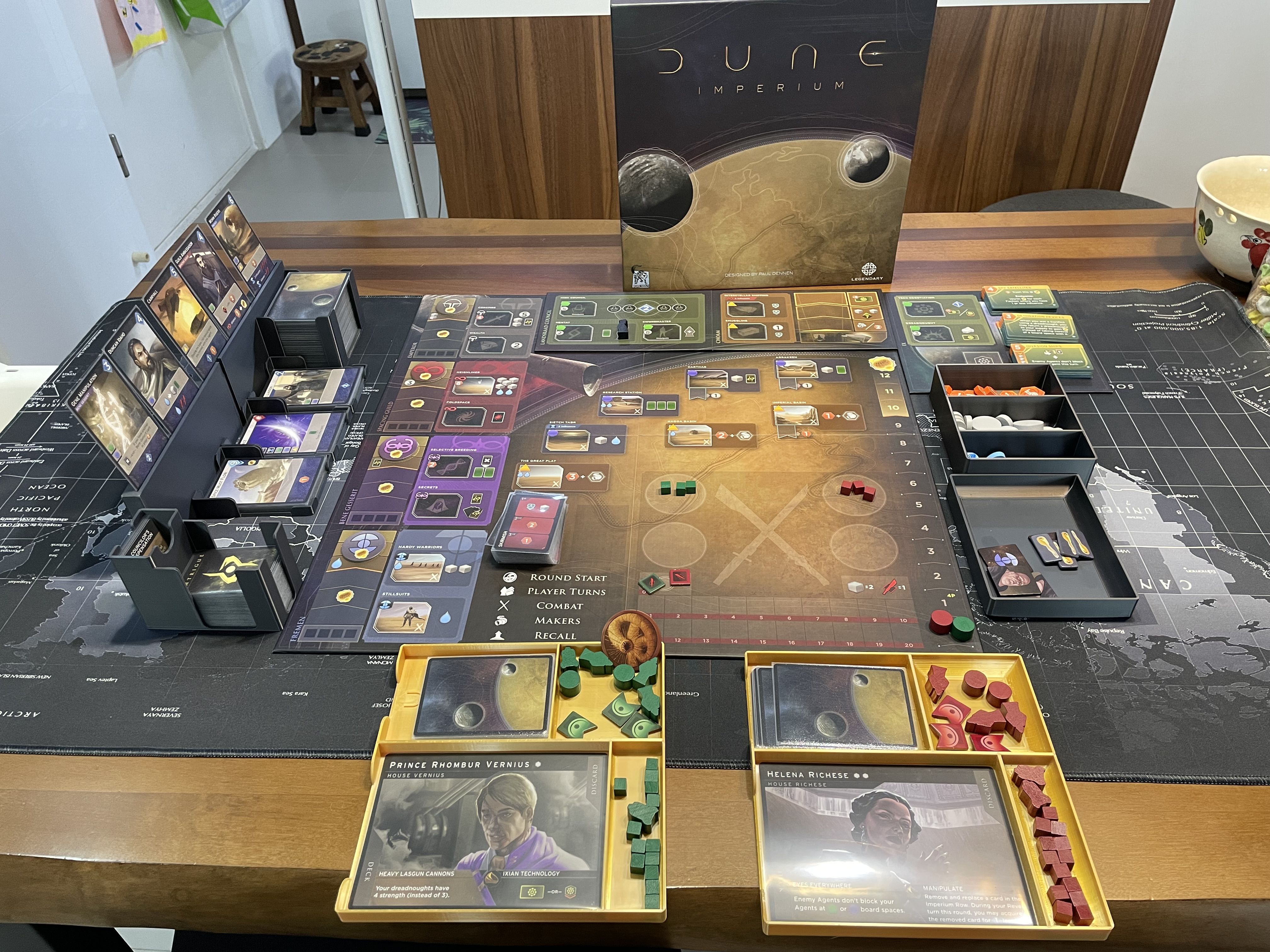 Fichier 3D Dune Imperium + Extension Rise of Ix Insert・Design à télécharger et à imprimer en 3D