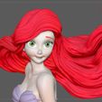 5.jpg STL-Datei ARIEL KLEINER MERMAID DISNEY Prinzessin ANIMATION CHARAKTER STATUE・3D-druckbare Vorlage zum herunterladen